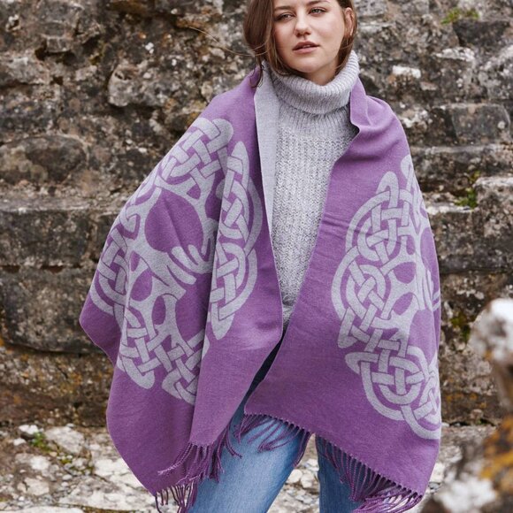 New Celtic Tree of Life Super Soft Scarf Wrap (Scotland)